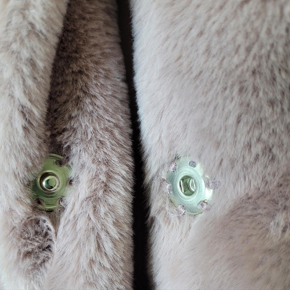 Cuddl Duds Faux Fur Jacket With Hood Size 1X - Picture 6 of 11